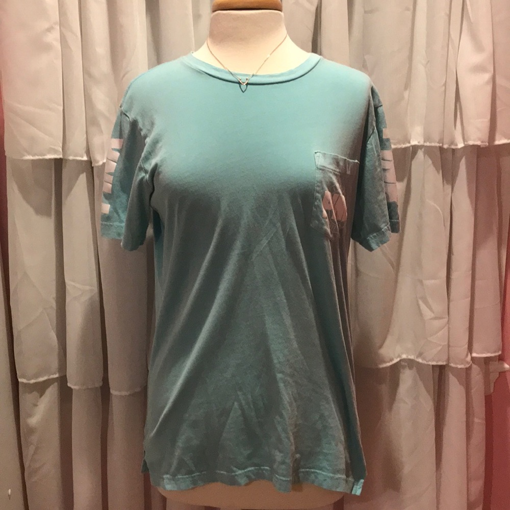 VS PINK Turquoise Oversized T-shirt (EUC)